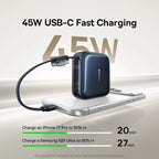Baseus 45W Mini Power Bank 10000mAh Built-In USB-C Cable Pocket-Sized Smaller Fast Charging Portable For iPhone 17 Samsung S25 Car Mobile World
