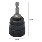 Drill Jack Adapter Impact Wrench Adapter Auto Repair Jack Socket Automotive Maintenance Lifting Tool Labor-Saving Device CM World