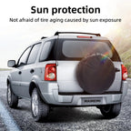 1/2/4PCS Car Auto Wheel Tire Cover Weatherproof Dust-Proof 4x4 Overland Vehicle Spare Tire Cover Case Bag Polyester CM World