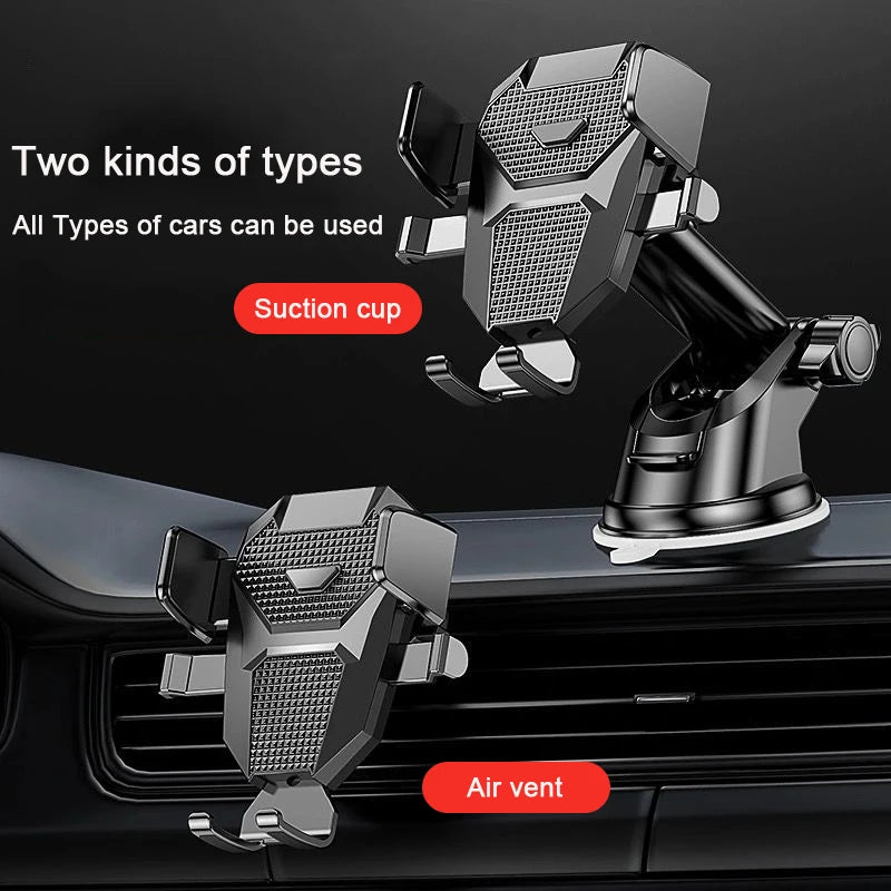 2023 NEW Universal Sucker Car Phone Holder 360° Windshield Car Dashboard Mobile Cell Support Bracket for 4.0-7 Inch Smartphones CM World