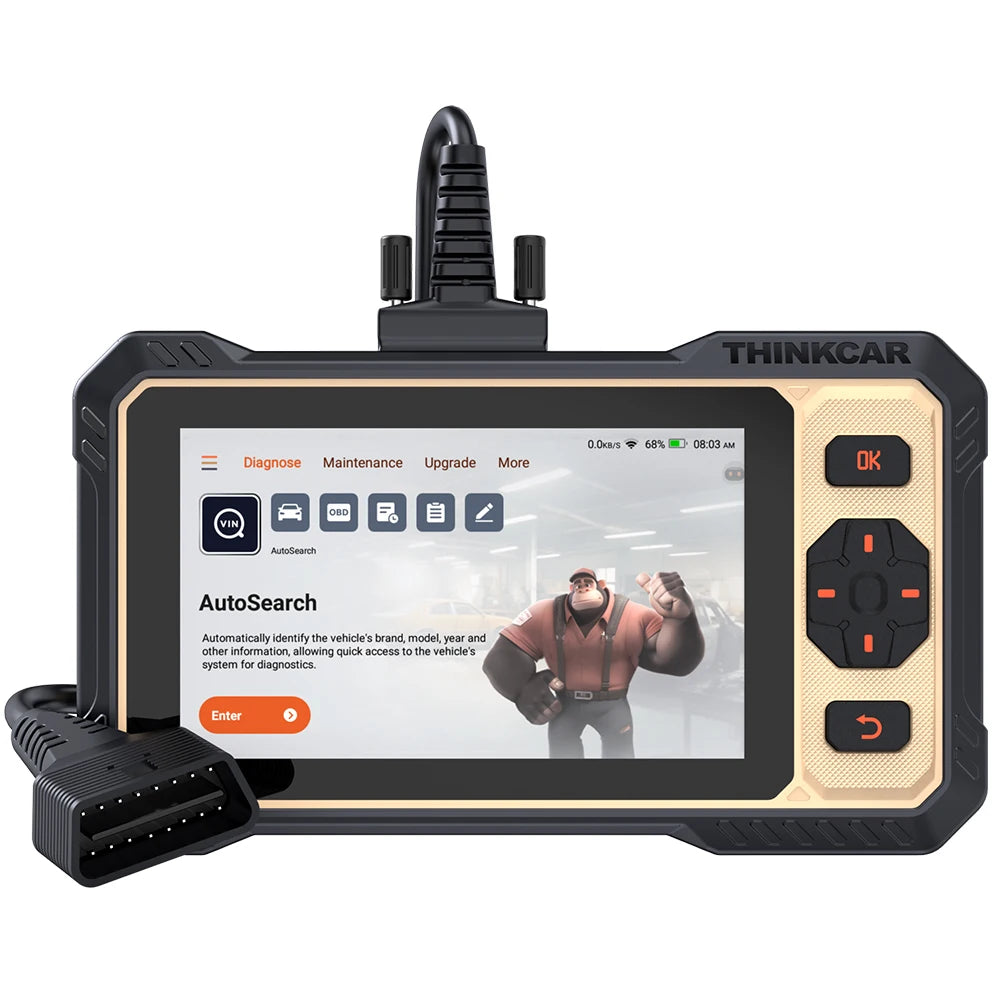 THINKCAR Thinkscan 662 Bi-directional Scan Tool CANFD Obd2 Scanner Car Diagnostic Tool Automotivo Code Reader 12 Reset Life Free Car Mobile World