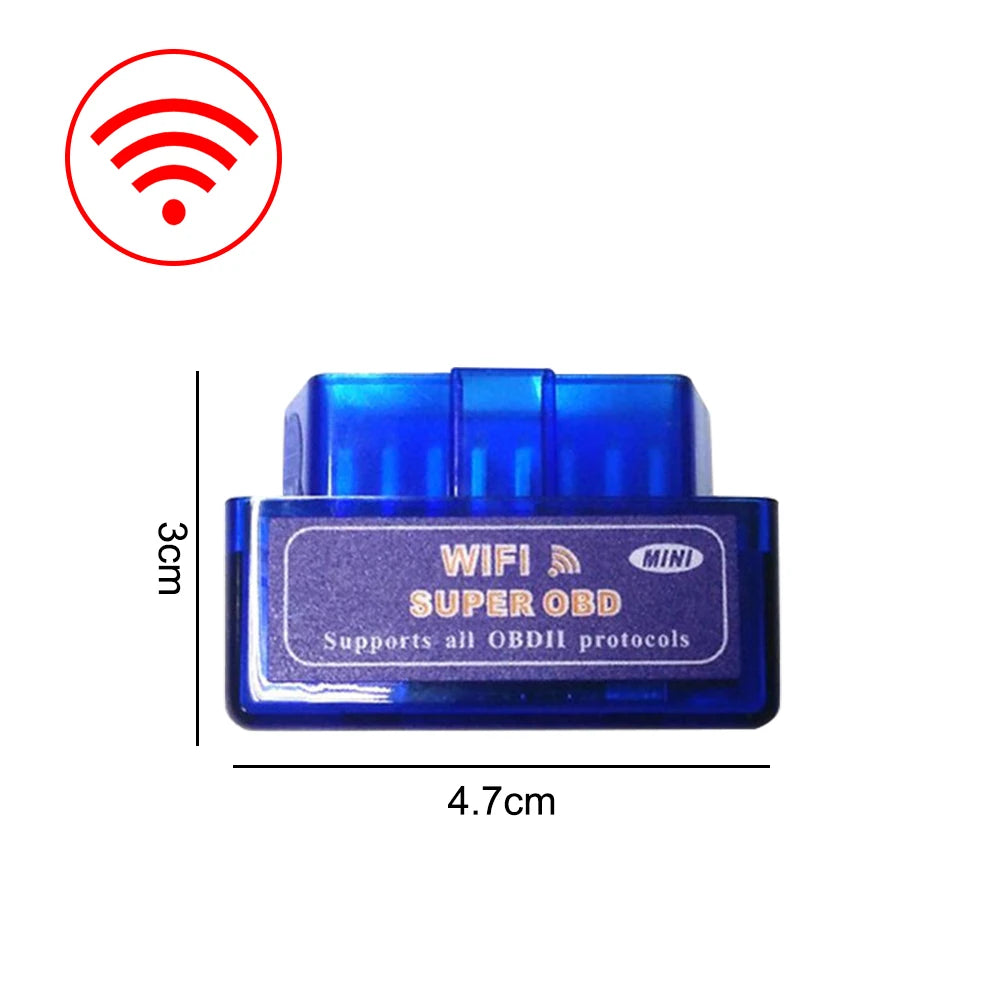 OBD2 Scanner ELM327 Car Diagnostic Detector Code Reader Tool V1.5 WIFI Bluetooth OBD 2 for Android IOS Auto Scan Repair Tools Car Mobile World