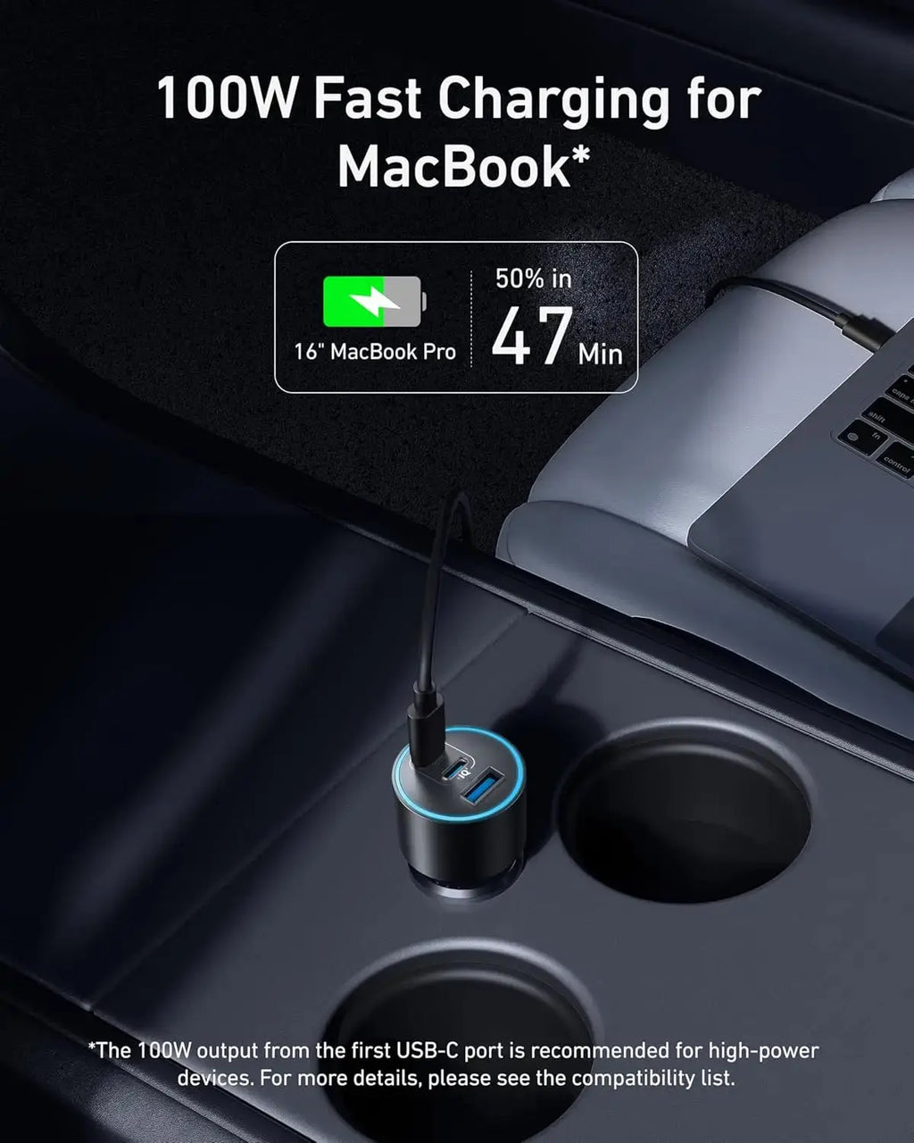Anker USB-C Car Charger for iPhone 16, 167.5W Max 3-Port Ultra-Compact Type-C Fast Phone Car Charger Car Mobile World