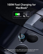Anker USB-C Car Charger for iPhone 16, 167.5W Max 3-Port Ultra-Compact Type-C Fast Phone Car Charger Car Mobile World