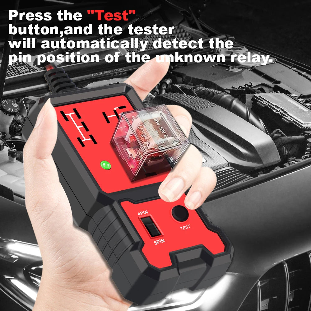 LED Indicator Light Car Battery Checker Electronic Test Car Relay Tester Diagnostic Tools Automotive Accessories Universal 12V CM World