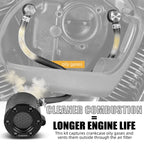 External Breather Kit For Harley Softail Touring Street Glide /Special Road Glide CVO Road King /Special Electra Glide 2018-2023 CM World