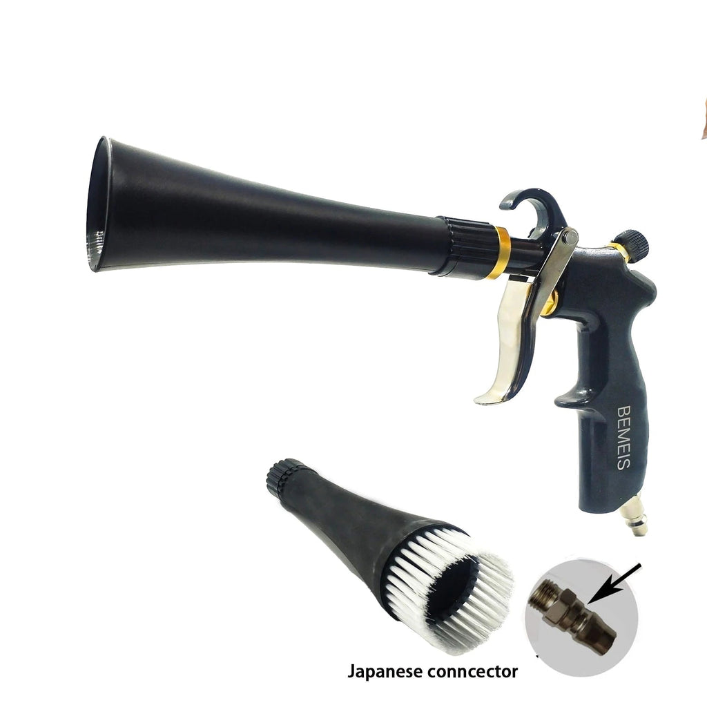 Portable High Quality Japanese Stainless Bearring Tube Dry Wash Tornado Blowing Gun Tornador Gun with Air Regulation CM World