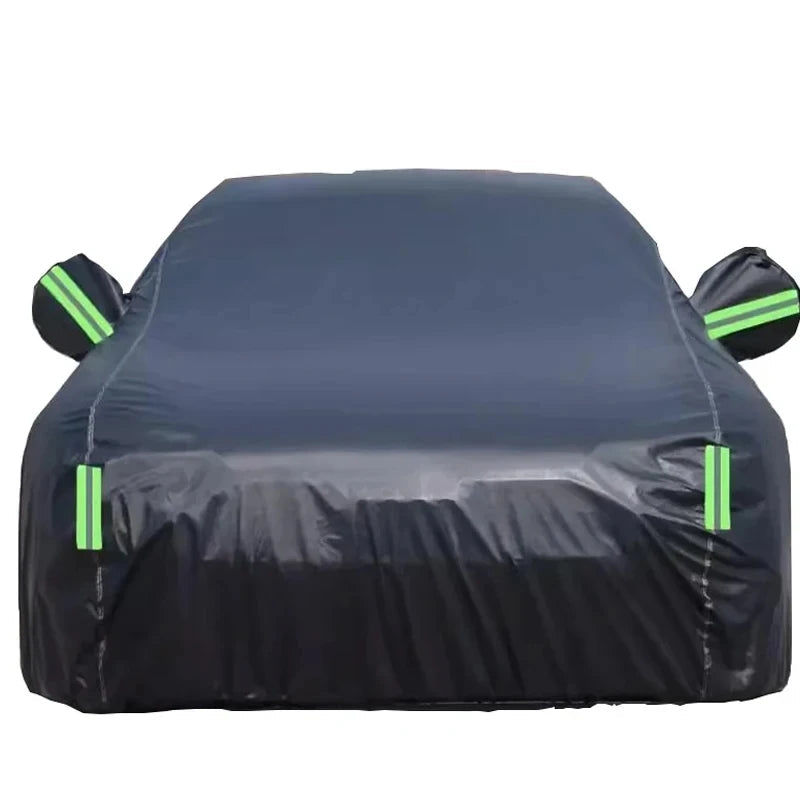 For BMW X6 Summer Full Car Covers Outdoor Sun uv Protection Dust Cooling Protective Auto Protective Cover Car Mobile World