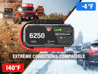 Car 6000A Portable 12V  Jump Starter Power Bank 12V Auto Battery Charger Booster Starting Device