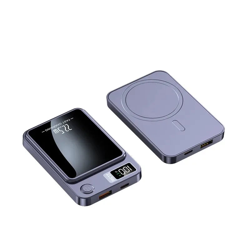 Lenovo 100000mAh  Magnetic Powerbank Magnetic Power Bank Wireless Fast Charger For iPhone Backup battery For Magsafe Car Mobile World