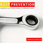 Mini Dual-purpose Ratchet Wrench Short Handle Labor-saving Ratchet Wrench Adjustable Auto Repair Hardware Ratchet Spanner Tool