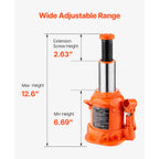 SucceBuy Hydraulic Bottle Jack 20/30/50 Ton Welded Bottle Jack with 3-Section Long Handle for Car Pickup Truck RV Auto Repair CM World