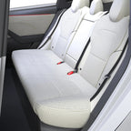 For Tesla Model Y Juniper 2025 2026 Semi-enclosed Seat Covers Front Rear Car Seat Cushion Protector Pad Set All Seasons Cooling CM World