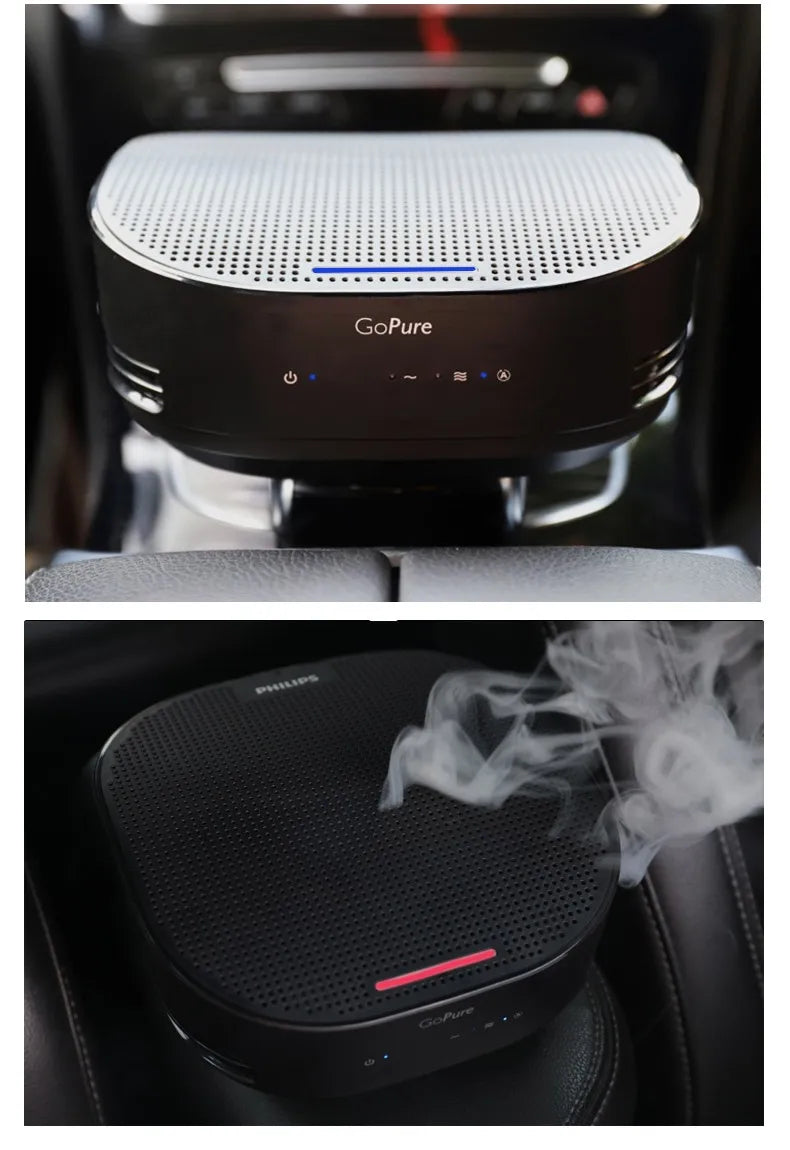 Philips Car Air Purifier GoPure 5301 Remove 125 kinds of pollutants 3-color indicator shows air quality at a glance CM World