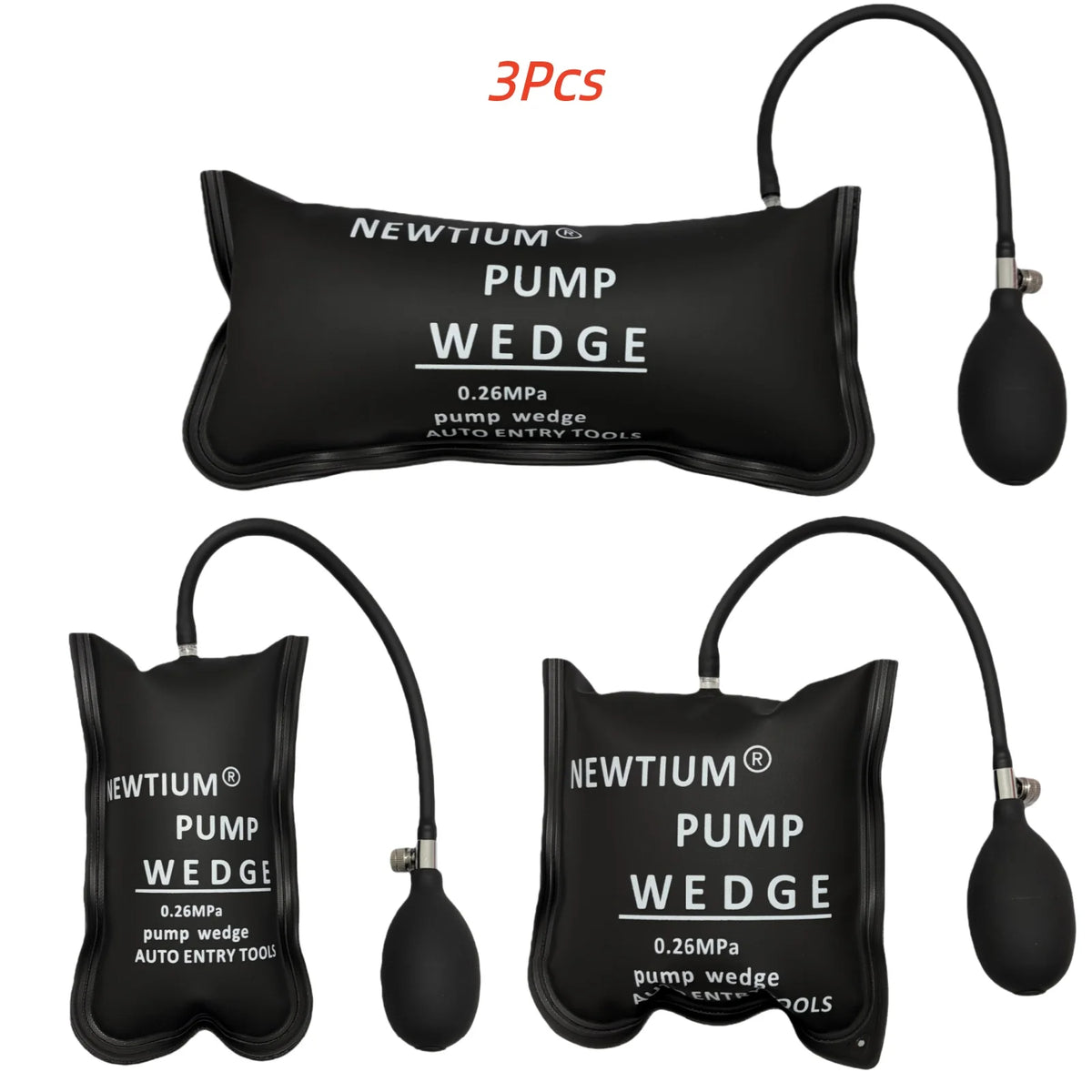 New TPU+420D Composite Cloth Air Wedge | Heavy-Duty Inflatable Cushion & Hand Pump for Car Door Service