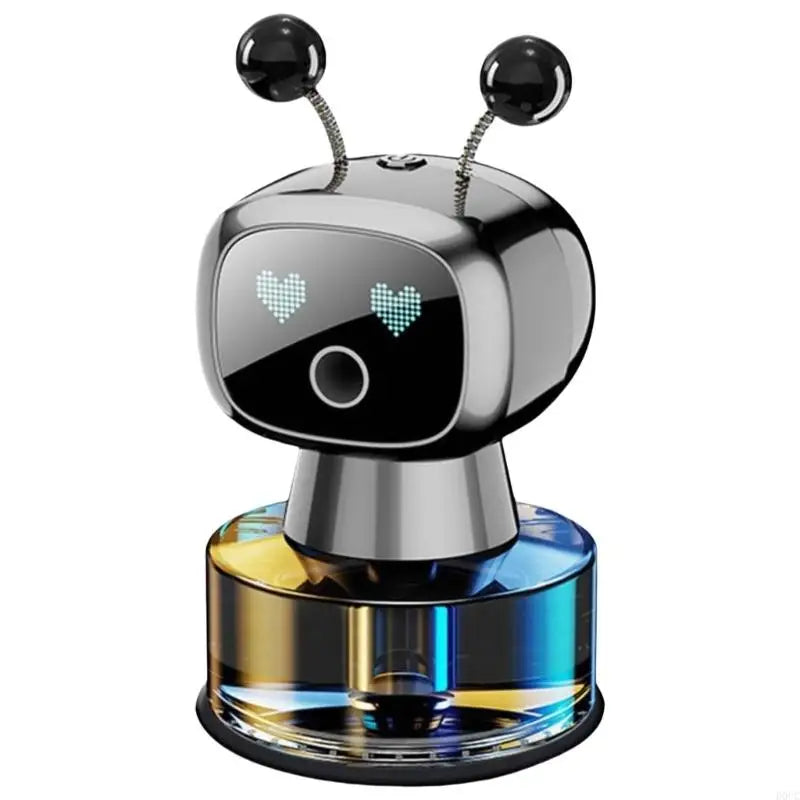 Innovative Robot Car Air Purifier Scent Diffuser with Usb Charges Port Creative Robot Design Car Air Freshener Car Mobile World