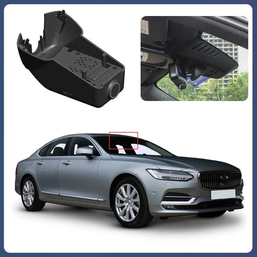 4K Dash Cam For VOLVO XC90 XC60 XC40 S90 V90 S60 V60 S80 XC70 C40 EC40, Plug and Play Dashcam Camera Wifi Car DVR For Polestar 2 Car Mobile World