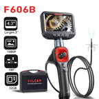 Ralcam 360° Articulating Borescope 4.3 Inch Endoscope 1080P 6.2mm Full HD Endoscope Camera with 6 LED for Industrial Inspection