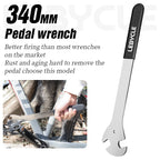 LEBYCLE Bike Pedal Wrench Extra Long Handle Sturdy Durable Cycling Pedal Spanner Install 15mm Tool Bicycle Accessories CM World