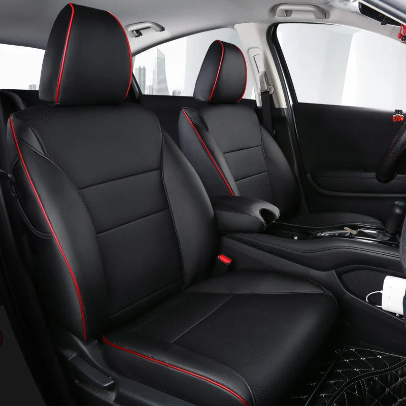 Car Special Seat Covers For Honda Vezel HRV XRV 2016 2017 2018 2019 2020 2021 2022 Car Seat Protective Cover Leather Cushion