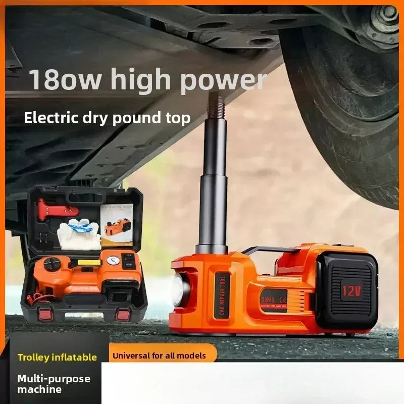 Durable ABLE  Multifunctional Vehicle Electric Jack 12V RV 5 Tons Hydraulic Car Air Pump Electric Wrench
