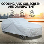Universal Full Car Cover Portable Outdoor Waterproof UV Protection Anti-Scratch Resistant Car Clothing Auto Dust Cover Accessory CM World