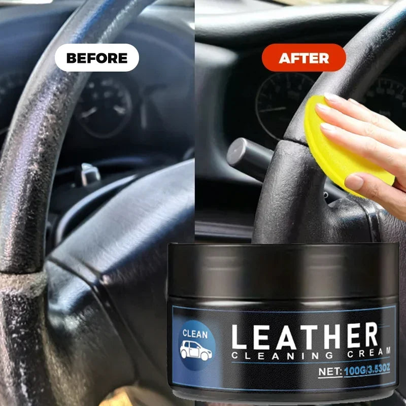 Imitation Leather Repair Paste for Steering Wheels and Car Seats - Restore Faded Imitation Leather, Repair Tears and Scratches.