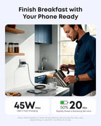 Anker Nano Pro 45W GaN USB‑C Charger PD PPS PowerIQ 3.0 Gen2 Foldable Plug Fast Wall Adapter for iPhone Samsung Huawei Xiaomi