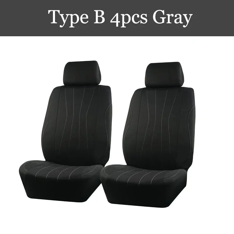 AUTOKING 4pcs/9pcs  Universal Polyester Car Seat Cover Set Car Accessories Interior Fit For Most Car, Truck, SUV, or Van CM World