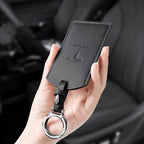 For Tesla Model 3 Model S X Y Keychain Accessories Leather Car Smart NFC Card Key Case Fob Cover Protector Shell