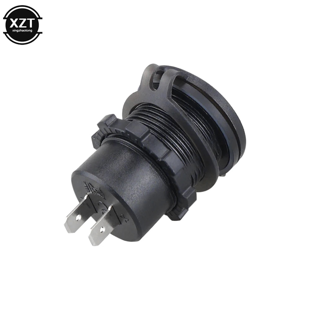12-24V Quick Charge Dual PD Type C USB Charger Socket Car USB C Power Waterproof Charge Socket for Car Boat Motorcycle