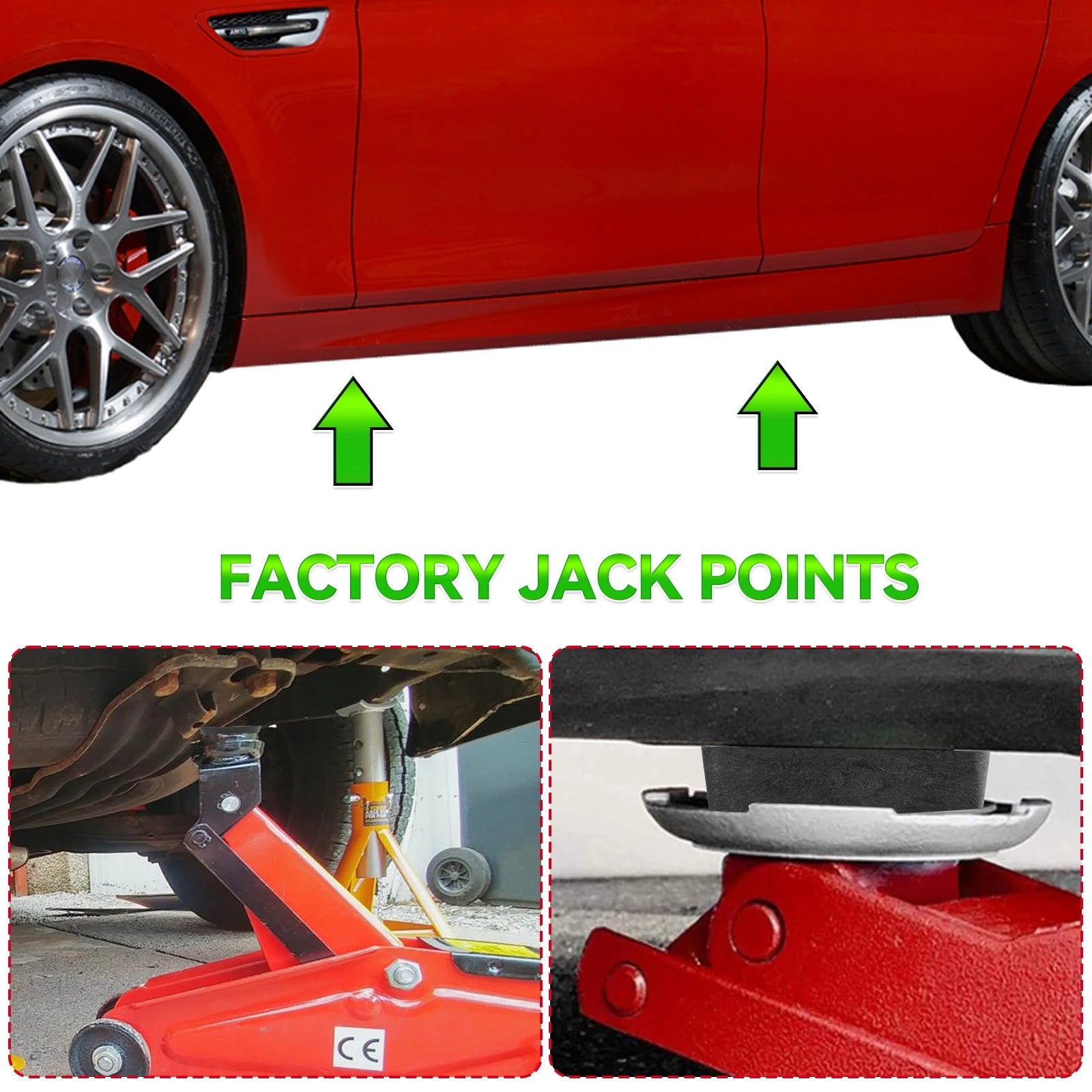 1/4pcs 51717039760 Under Car Jack Lift Jacking Point Support Pad Plug Block Cover for BMW Mini R50 R55 R56 R57 R58 R59 R52 R53 CM World
