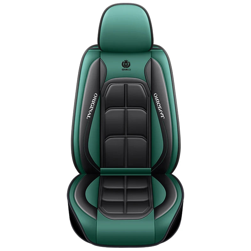 Universal Auto Seat Cover All-inclusive Four Seasons Anti-slip Dirt-resistant PU Leather Car Seat Cushion for Most Car Models
