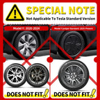 4PCS for Tesla Model Y 2025-2026 Juniper 19 Inch Smooth Style Hubcap Hub Cap Full Rim Cover Replacement Wheel Cap Accessories CM World