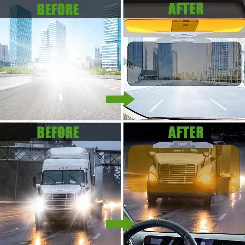 Car Sun Visor HD Anti Sunlight Dazzling Goggle Day Night Vision Car Accessories