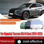 For Hyundai Tucson NX4 N line 2024-2026 Full Car Covers Outdoor Sun Anti UV Rain Snow Dust Protection Oxford Cloth Accessories Car Mobile World