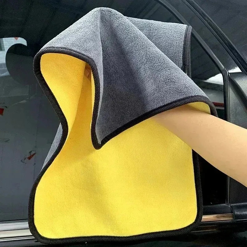 3/10Pcs Microfiber Cleaning Towel Car Cleaning Cloths Professional Detailing Car Drying Microfiber Towel Wash Towels Accessories