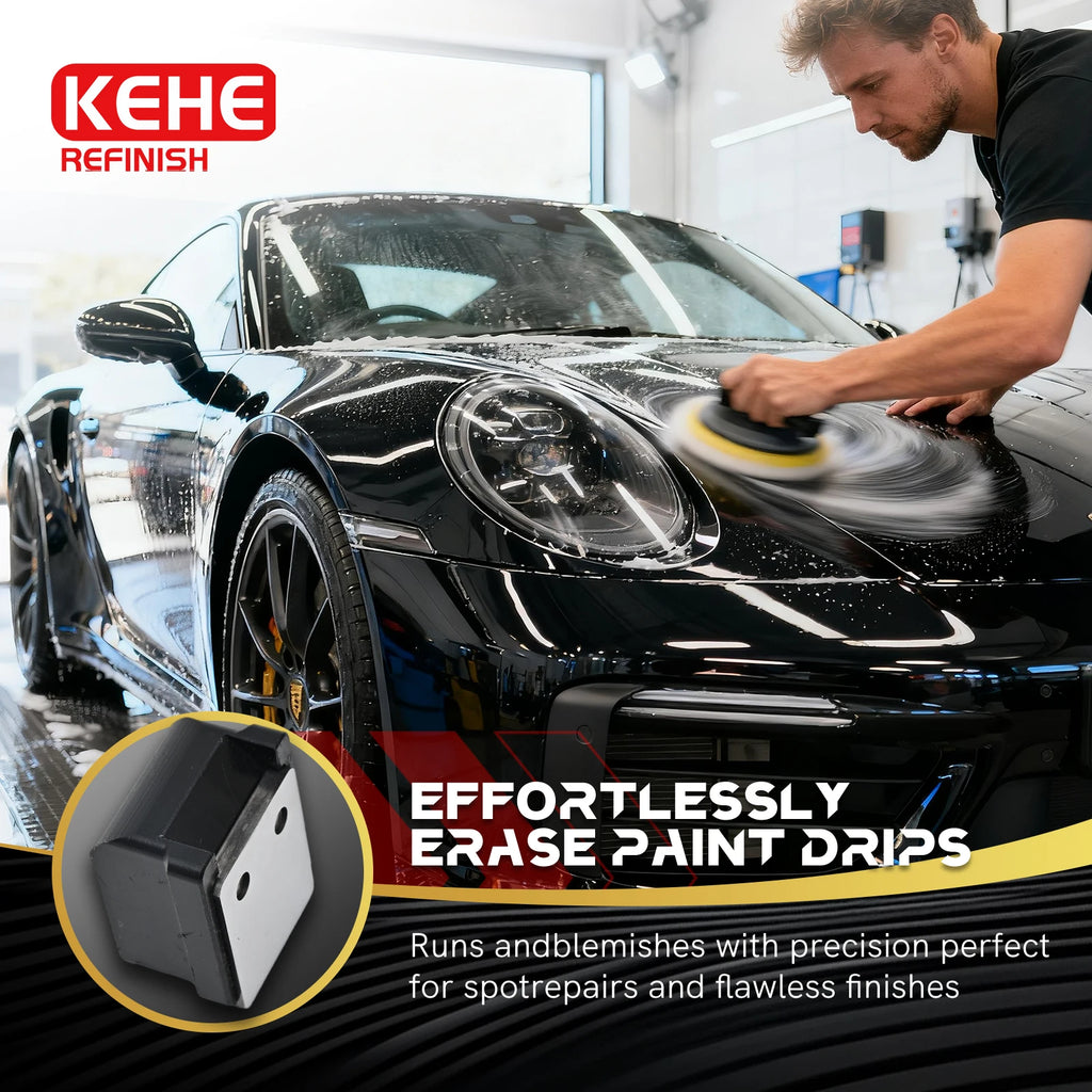 Professional Car Paint Spot Repair Kit for Scratch Chip & Stain Removal Auto Body Detailing Tool Super Hard Precision Scraper CM World