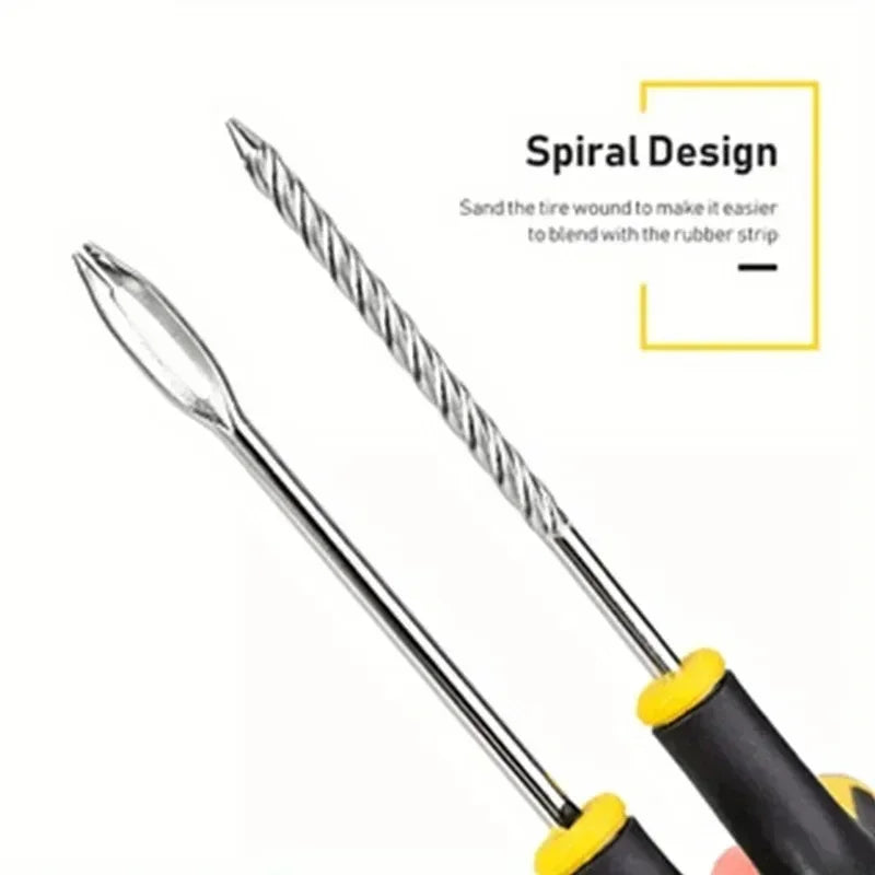 Car Tire Repair Kit Practical Tools Durable Tire Strips Super Glue Included Auto Emergency Repair Kit Optional with/without glue CM World