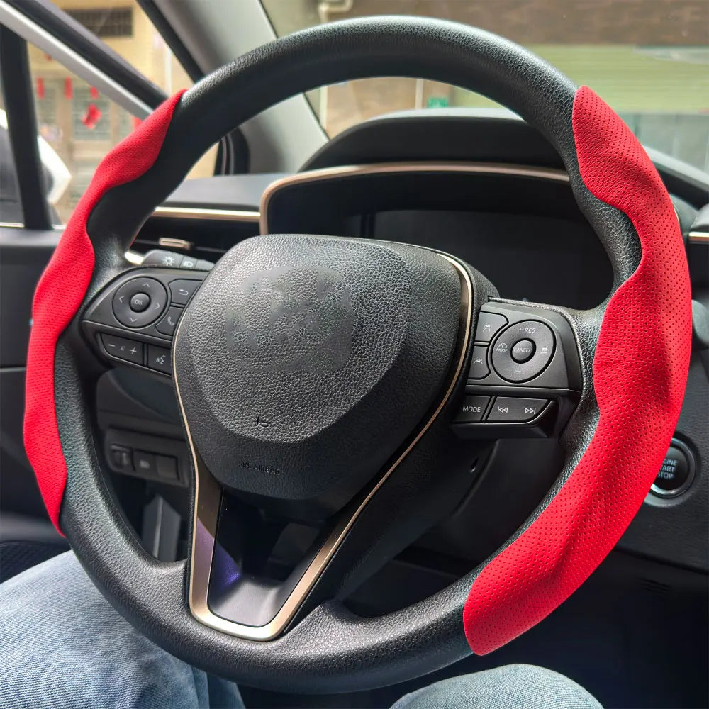 2025 New Winter Car Steering Wheel Cover Keep Warm, Plush Touch, D-Shaped, Round Universal 38cm 15inch Steering Wheel Accessorie