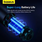 Baseus A5 16000Pa Wireless Car Vacuum Cleaner Powerful Portable Handheld Automotive Mini Vacuum Cleaner for Car Home PC Machine Car Mobile World