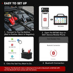 LAUNCH Car Repair Tools Collections i-TPMS Tire Pressure Inspection Tool, BST360 Car Battery Tester, VSP600 Video Endoscope CM World