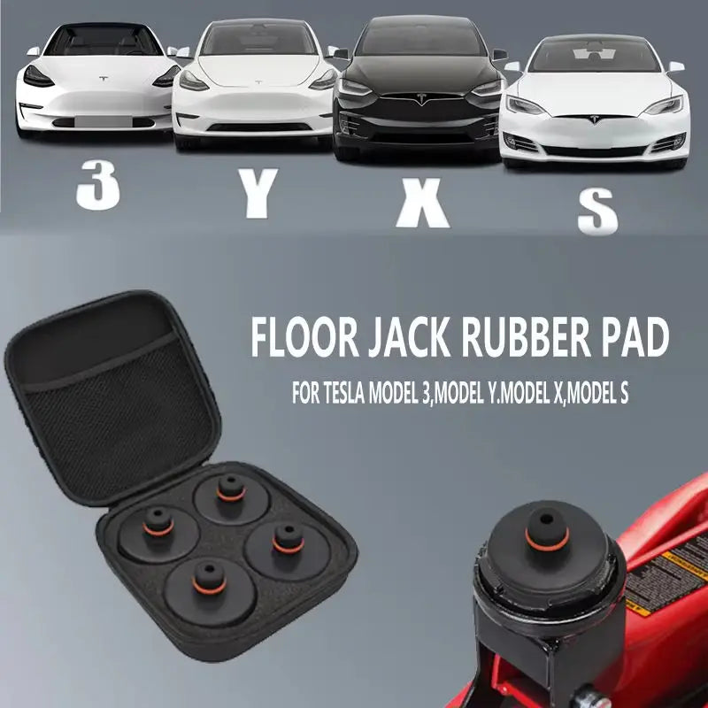 For Tesla Silicone Jack Lift Pad Point Adapter For Tesla Model 3 Model Y Model S Model X CM World