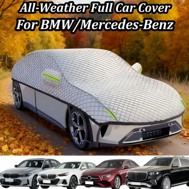 All-Season Windshield Cover for SUV/Truck/Car, Heavy-Duty Full Coverage, Easy Install/Remove, Snow & Sun Protection Car Mobile World
