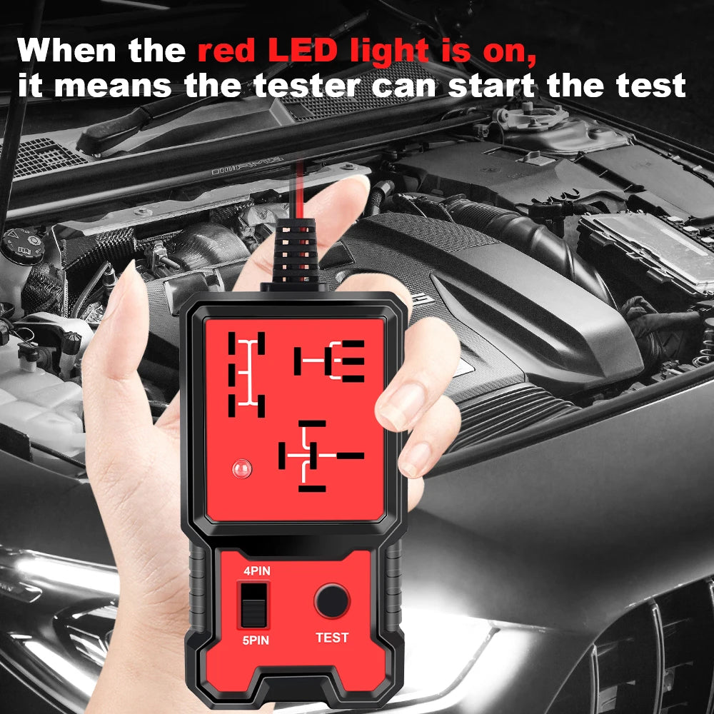 LED Indicator Light Car Battery Checker Electronic Test Car Relay Tester Diagnostic Tools Automotive Accessories Universal 12V CM World