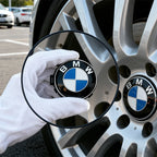 4Pcs 56mm 68mm Wheel Center Caps for BMW 50th Anniversary M Power Carbon Fiber Hubcap Emblem Badge E46 E90 F10 F30 G20 X5