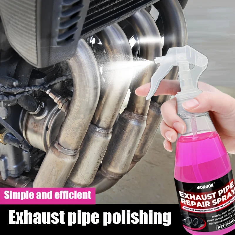 190ML Powerful Polishing Spray, Quick Metal Shine Restoration, Ideal for Car Wheels, Exhaust Pipes & Automotive Surfaces CM World