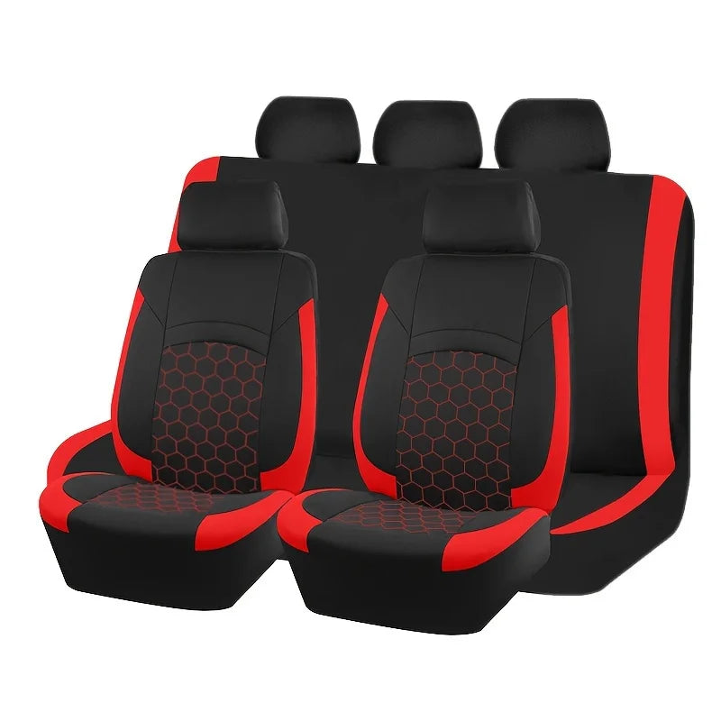 Universal Breathable and Durable 9-Piece All-Season Comfortable Soft Five-Seater Covers CM World