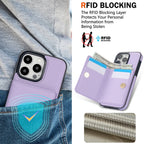 Wallet Card Slot RFID Blocking Kickstand Magnetic 360° Flip Leather Case For iPhone 17 Pro Max Air 16e 15 Plus 14 13 12 11 XR 8