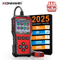 KONNWEI KW340 Car OBD2 Diagnostic Tool CAN EOBD 3in1 Engine Battery Test Read Clear Fault Code Real-Time Data O2 Inspection Tool CM World